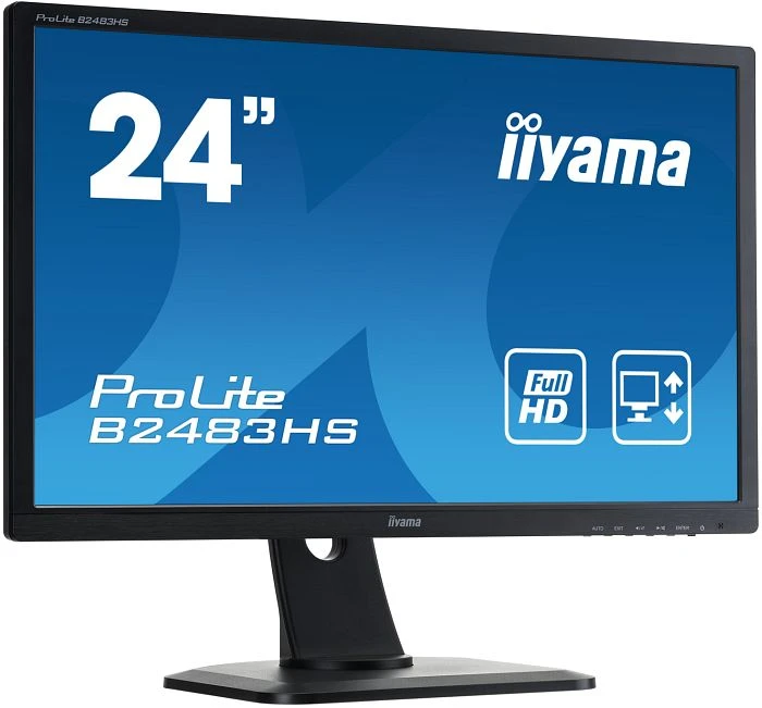 iiyama ProLite B2483HS-B1, 24"
