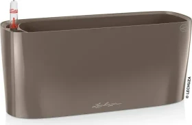 Lechuza Delta 10 oval taupe hochglanz