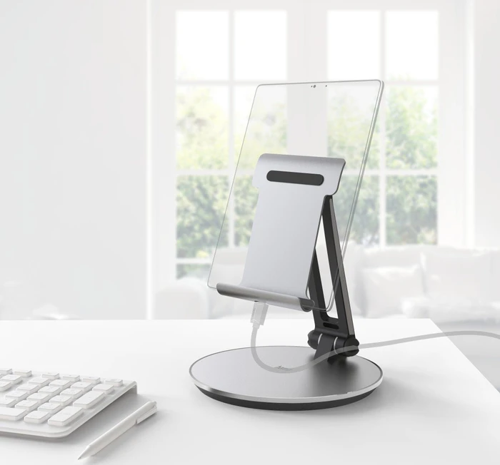 Hama Tablet-Stand 7-12.9", schwarz/silber