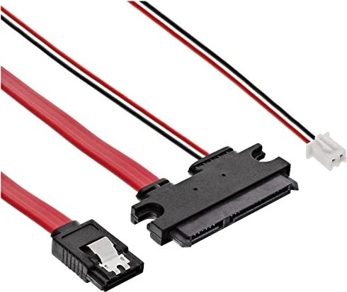 INLINE SATA Anschlusskabel für Banana Pi, mit Daten- und Stromanschluss, 0,35m