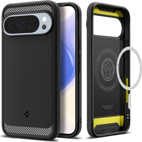 Spigen Rugged Armor (MagFit) für Google Pixel 10 Pro XL Matte Black