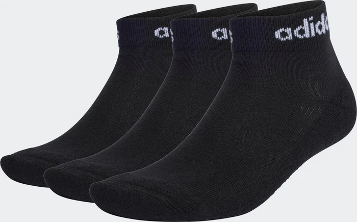 adidas Think Linear Ankle Socken black/white, 3 Paare