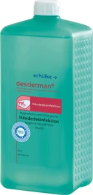Schülke & Mayr Desderman Handdesinfektionsmittel mit Schraubverschluss, 1l