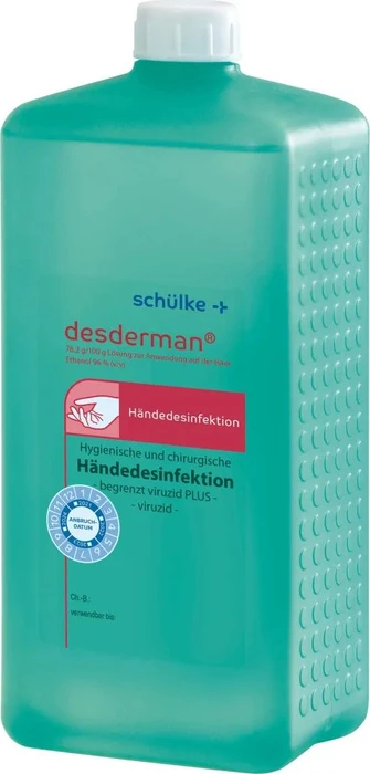 Schülke & Mayr Desderman Handdesinfektionsmittel mit Schraubverschluss, 1l