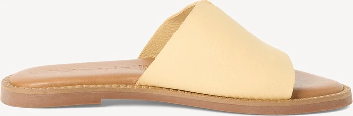 Tamaris Lederpantolette gelb (Damen)