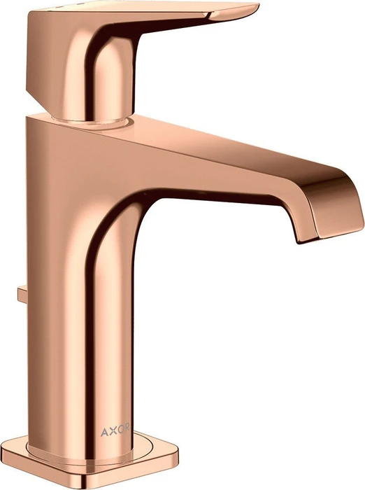 Hansgrohe Axor Citterio E 130 Waschbeckenarmatur mit Ablauffernbedienung polished red gold