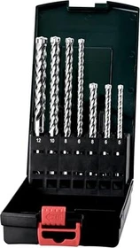Metabo SDS-plus Hammerbohrer-Sortiment inkl. Werkzeugbox, 7-tlg.