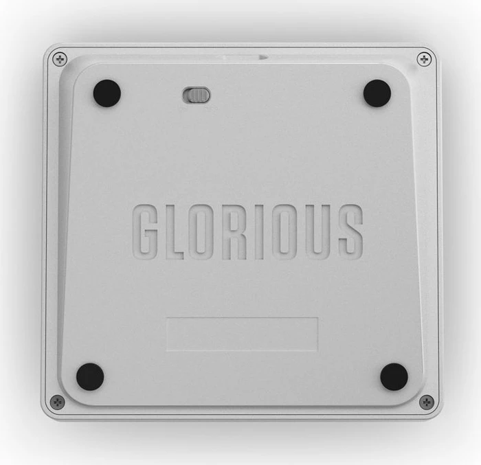 Glorious GMMK Wireless Numpad, schwarz/grau/weiß, Glorious Fox Linear, hot-swap, USB-A/Bluetooth