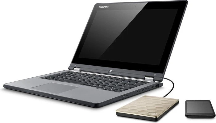 Seagate Backup Plus Ultra Slim, gold, 1TB, USB 3.0 Micro-B