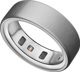 Oura Ring 4 Größe 8 brushed silver