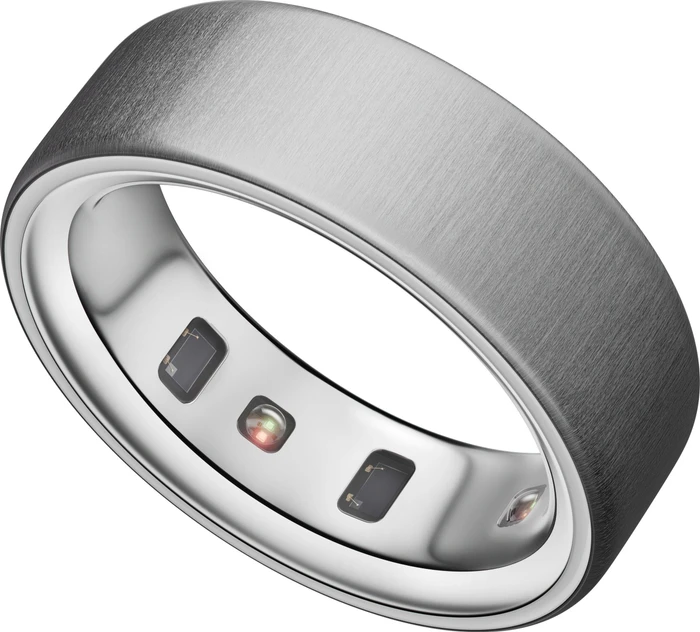 Oura Ring 4 Größe 14 brushed silver