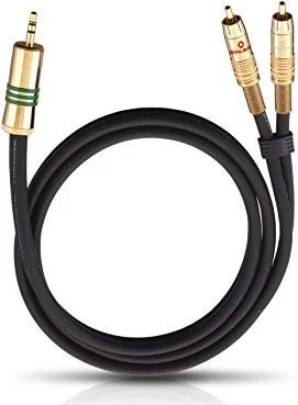 Oehlbach 3.5mm Klinke/Cinch Audio Kabel