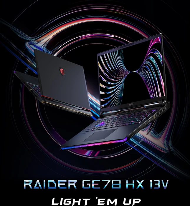 MSI Raider GE78 HX 13VG-034, Core Black, Core i7-13700HX, 32GB RAM, 2TB SSD, GeForce RTX 4070, DE