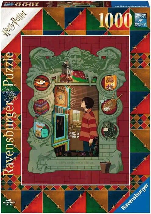 Ravensburger Puzzle Harry Potter bei der Weasley Familie