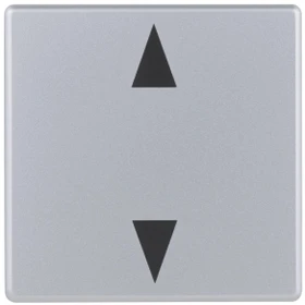 REV Ritter Quadro Abdeckung für L2H Jalousieschalter, silber