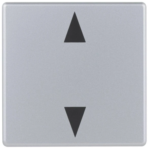 REV Ritter Quadro Abdeckung für L2H Jalousieschalter, silber