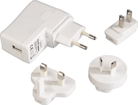 Hama USB-Weltreisegerät 5V/2.1A weiß