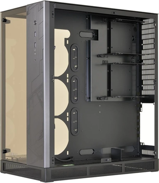 Lian Li O11 ROG Edition, Glasfenster