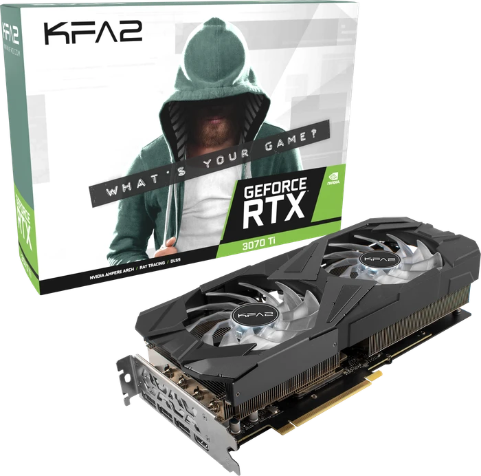 KFA2 GeForce RTX 3070 Ti EX (1-Click OC), 8GB GDDR6X, HDMI, 3x DP