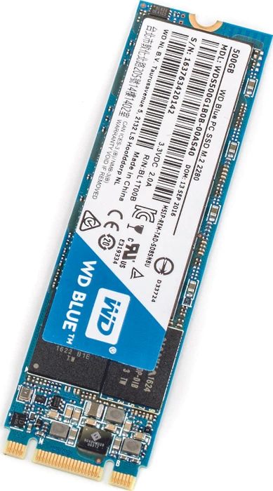 Western Digital WD Blue PC SSD 500GB, M.2 2280 / B-M-Key / SATA 6Gb/s