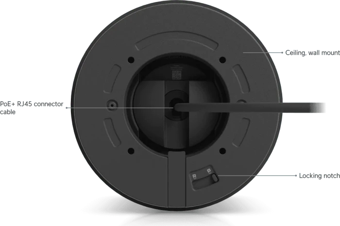 Ubiquiti UniFi G6 Pro Turret, schwarz