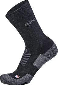 Bergzeit Basics Merino Wandersocken anthracite melange