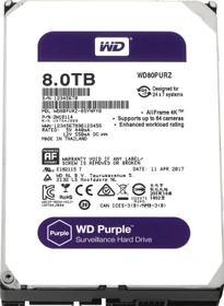 Western Digital WD Purple 8TB, 24/7, 512e / 3.5" / SATA 6Gb/s