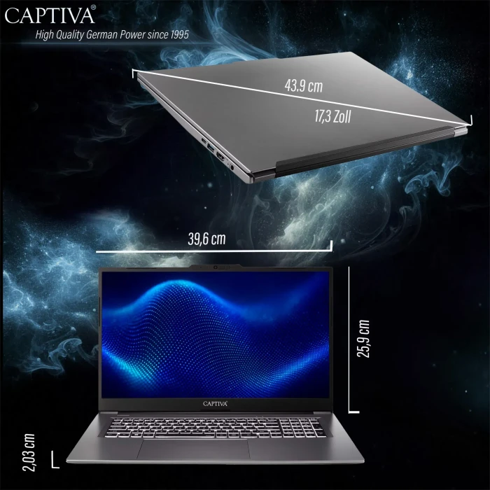 Captiva Business/Office I10-0878GE, Core i5-1335U, 32GB RAM, 1TB SSD, DE