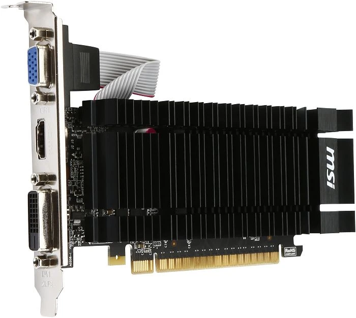 MSI GeForce GT 720, N720-1GD5HLP, 1GB GDDR5, VGA, DVI, HDMI