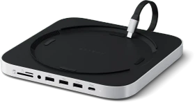 Satechi Stand & Hub für Mac Mini / Studio mit NVMe, Silber, USB-C 3.1 [Stecker] (ST-GMMSHS)