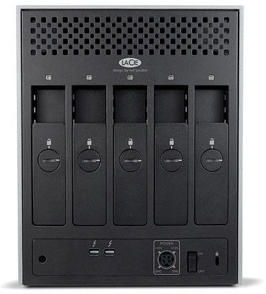 LaCie 5big Thunderbolt, 20TB, Thunderbolt 1 / Mini DisplayPort 1.1a
