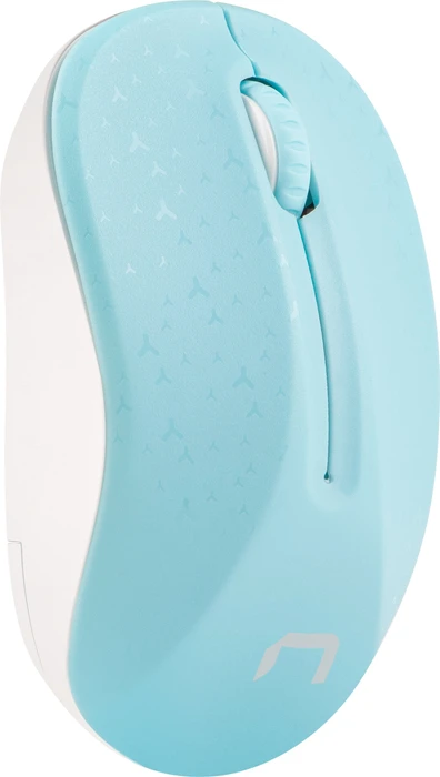 Natec Toucan Wireless Mouse blau/weiß, USB