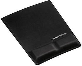 Fellowes Health-V Mauspad mit Handgelenkauflage schwarz