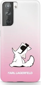 Karl Lagerfeld Hard Case Choupette Fun für Samsung Galaxy S21+ rosa