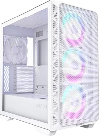 Montech Air 903 Max White, weiß, Glasfenster