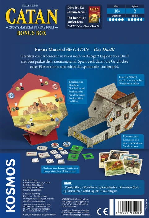 Die Siedler von Catan - Das Duell - Zusatzmaterial für Das Duell - Bonus Box (Erweiterung)