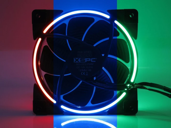 XSPC RGB Series 800-2200rpm, 4-Pin RGB, 120mm