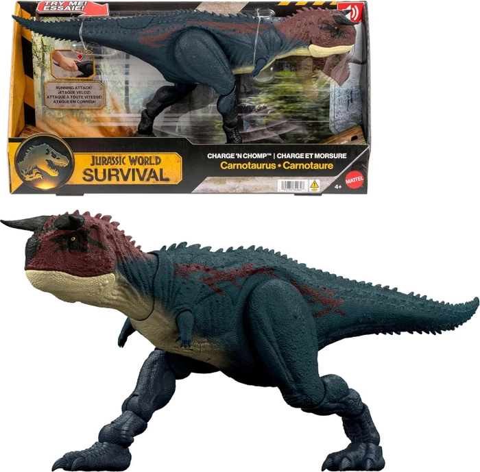 Mattel Jurassic World - Charge N Chomp Carnotaurus Dinosaurier