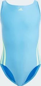 adidas Sportswear 3-Streifen Badeanzug blue burst/green spark (Junior)