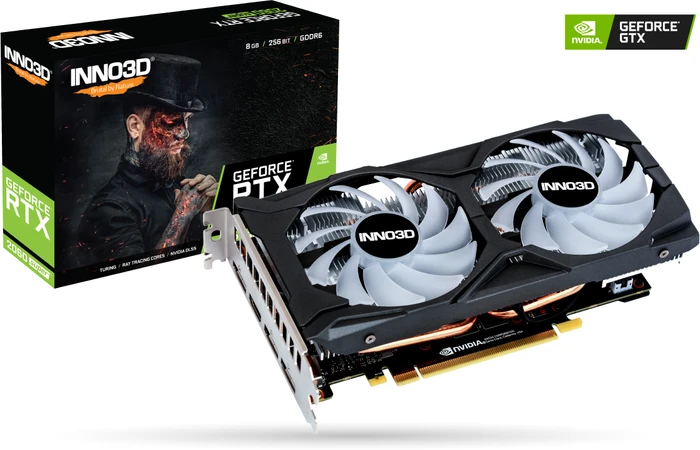 INNO3D GeForce RTX 2060 SUPER Twin X2 OC RGB, 8GB GDDR6, HDMI, 3x DP
