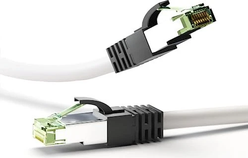 goobay Patchkabel, Cat8.1, S/FTP, RJ-45/RJ-45, 15m, weiß