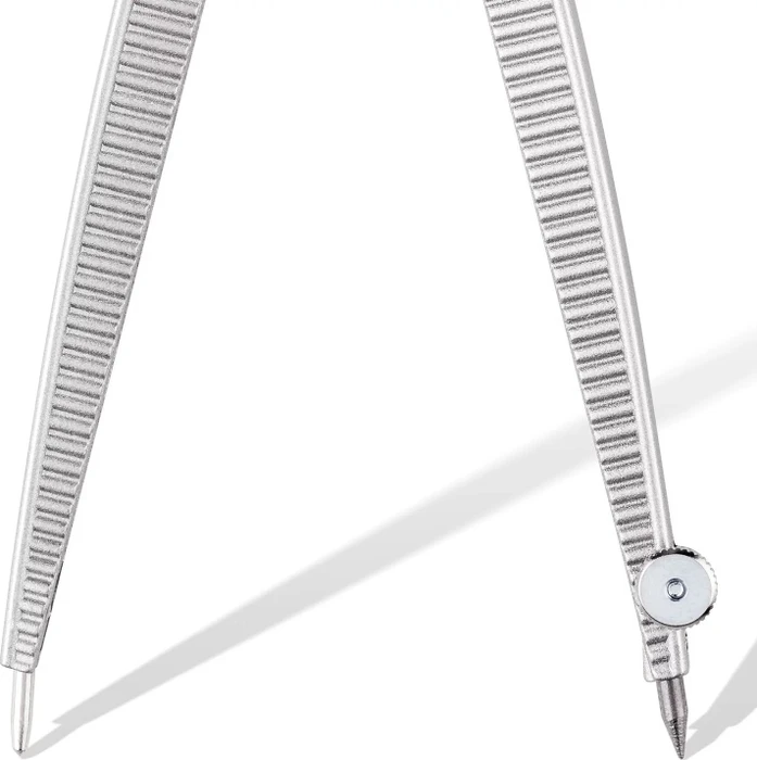 Staedtler Noris Club 550 Schulzirkel Metall, silber/blau, Klappdeckeletui
