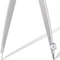Staedtler Noris Club 550 Schulzirkel Metall, silber/blau, Klappdeckeletui Vorschaubild