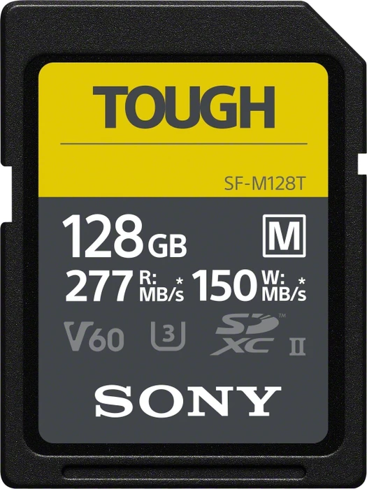 Sony SF-M Tough Series R277/W150 128GB, UHS-II U3, Class 10