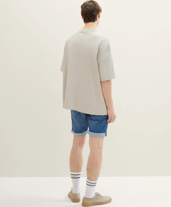Tom Tailor Jeansshorts Jeans used mid stone blue denim (Herren)