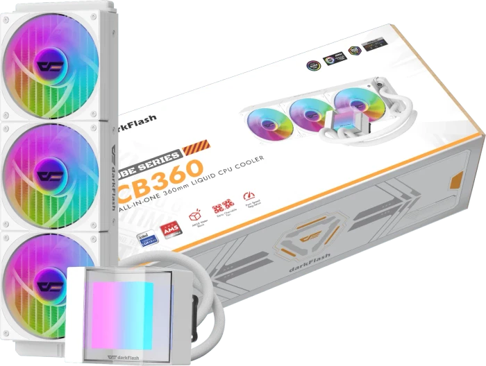 DarkFlash CB360 White, weiß