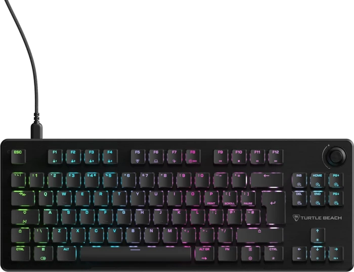 Turtle Beach Vulcan II TKL, schwarz, LEDs RGB, TITAN Mechanical Linear, USB, UK