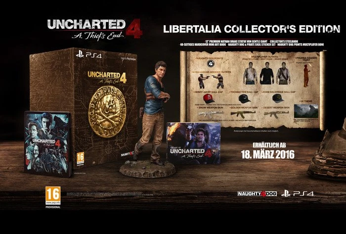 Uncharted 4: A Thief's End - Libertalia Collector's Edition (PS4)