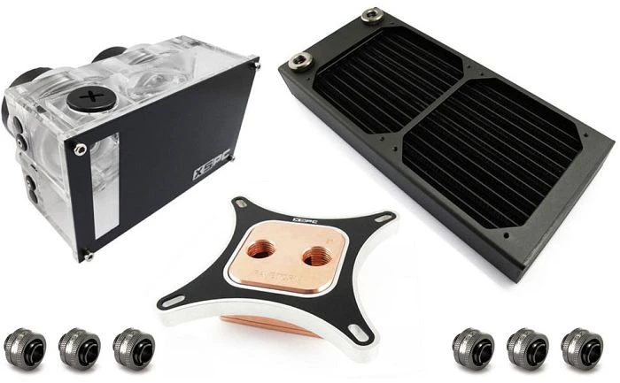 XSPC RayStorm Twin D5 AX240 WaterCooling Kit