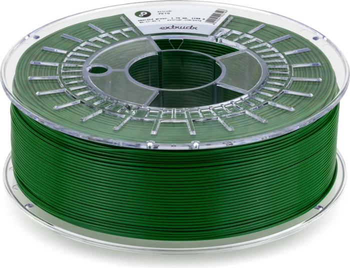Extrudr PETG, smaragdgrün, Spule, 1.75mm, 2.50kg